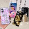 For Oppo A3x A3 Pro Phone Case Soft Silicone Back Cover Flower Butterfly Love Heart Slim Matte Funda OppoA3 A3Pro OppoA2 CPH2683