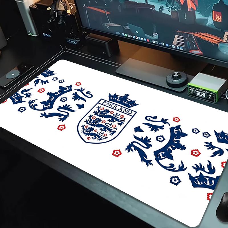 England Football Mouse Pad Large Gaming Table Cushion Non-slip Laptop Tablet Big Mousepad XXL Mat Mini PC Playmat With Lock edge_XIA