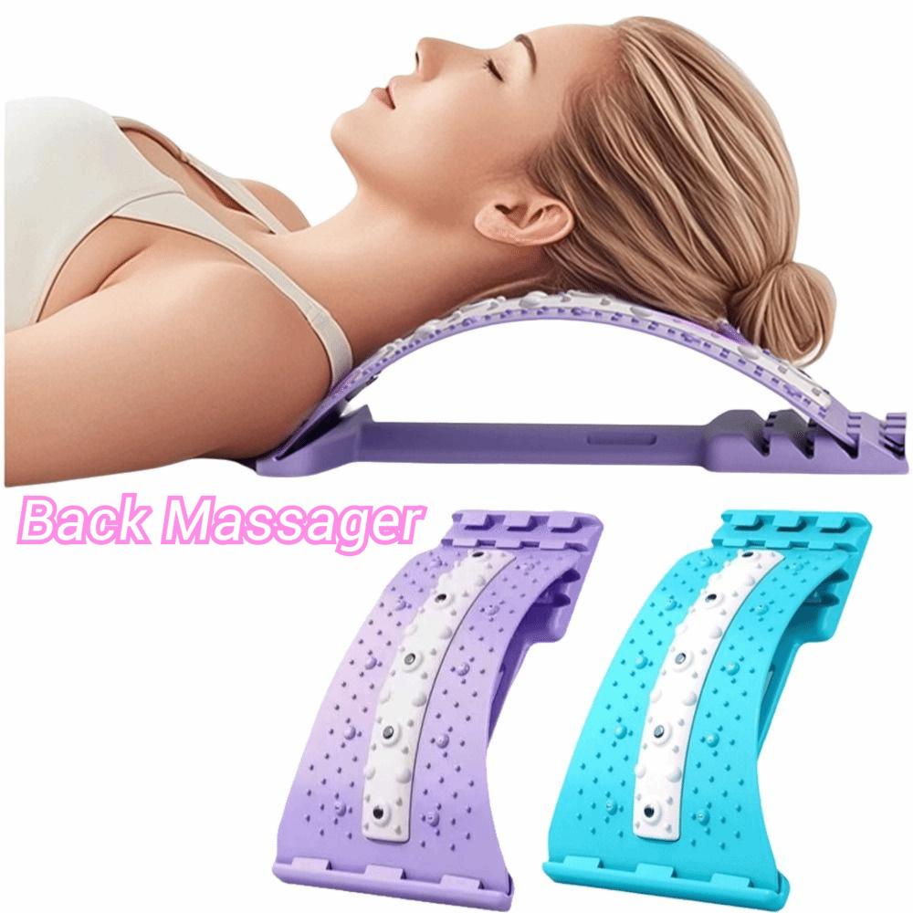 Adjustable Lumbar Stretcher Ergonomic Design Waist Support Cushion Muscle Relaxation