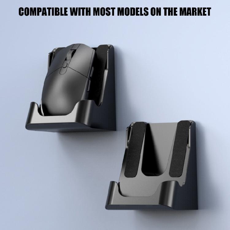 Minimalist Mouse Wall Mount Holder For Gaming Room Or Office Comes In Two Color