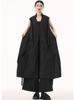 Xitao Sleeveless Zipper Bandage False Two Pieces Dress GYX1803