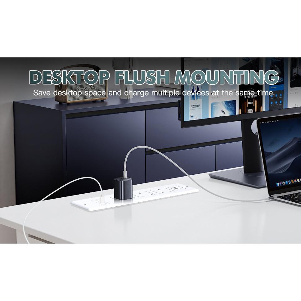 Electric Hidden Outlets Household Appliances Concealed Socket Plug Built-in Desktop Socket AC110 250V Extension Power Strip