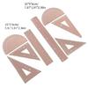 Student Geometry Tool Multifunctional Geometry Math Set with Straight Ruler Protractor Set Square For School Office