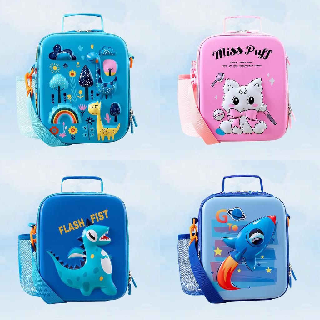 Childrens Eva Water Bottle Bag With Cartoon Animal Prints For School Use