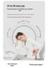 Black Memory Foam Lumbar Support Pillow for Office and Car