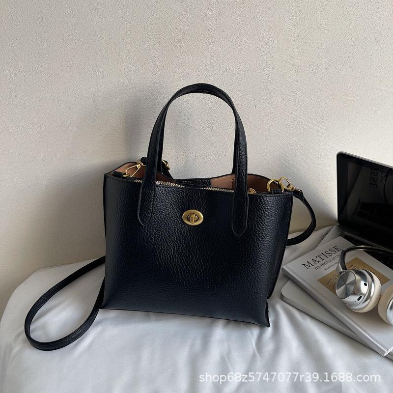 

2025 new women s bag single shoulder mother and child small tote bag portable vegetable basket fashion casual commuter single shoulder messenger bag