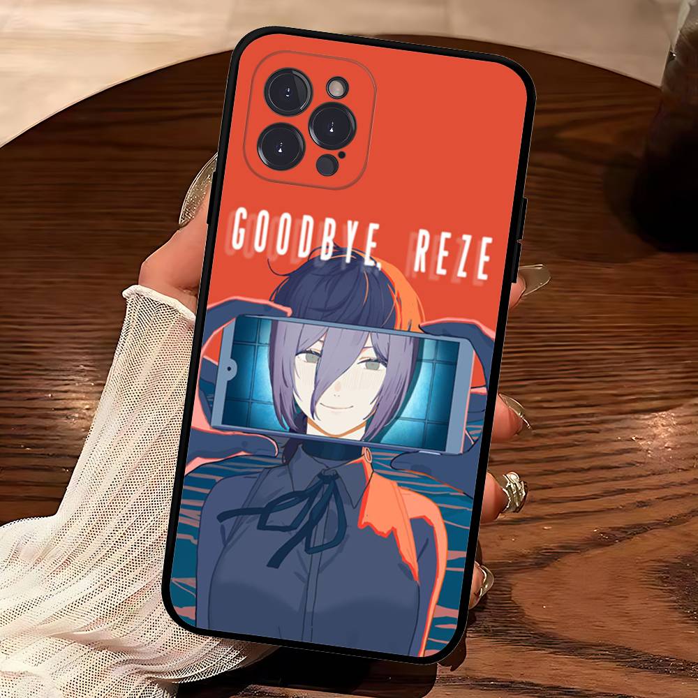 Action Anime Chainsaw Man Reze Arc Phone Case For Iphone 17 Air 16 15 14 13 12 11 Pro Max 16 15 14 Plus TPU Soft Case