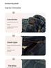 Women's High-Waisted Wide-Leg Pants, 2025 Retro Blue Jeans - Spring/Autumn Slimming Style with Drape and High-End Feel