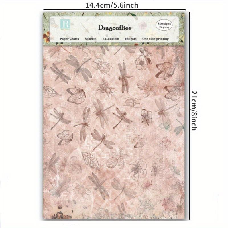 

Бумажный блокнот для скрапбукинга Garden Life, ассорти из узоров, декупаж, картон, винтажный скрапбукинг, декоративные принадлежности для изготовления открыток своими руками