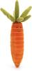 Vegetable Carrot Plush Toy 6.5 Inch Soft Stuffed Toy Cute Fake Veggie Gift for Kids Stress Relief Toy