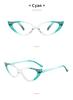 Vintage Katzenauge Lesebrille Damen Perle Anti-Blaulicht High-Definition Farbverlauf Brille Retro Metallscharnier Brillen +1.0+1.5