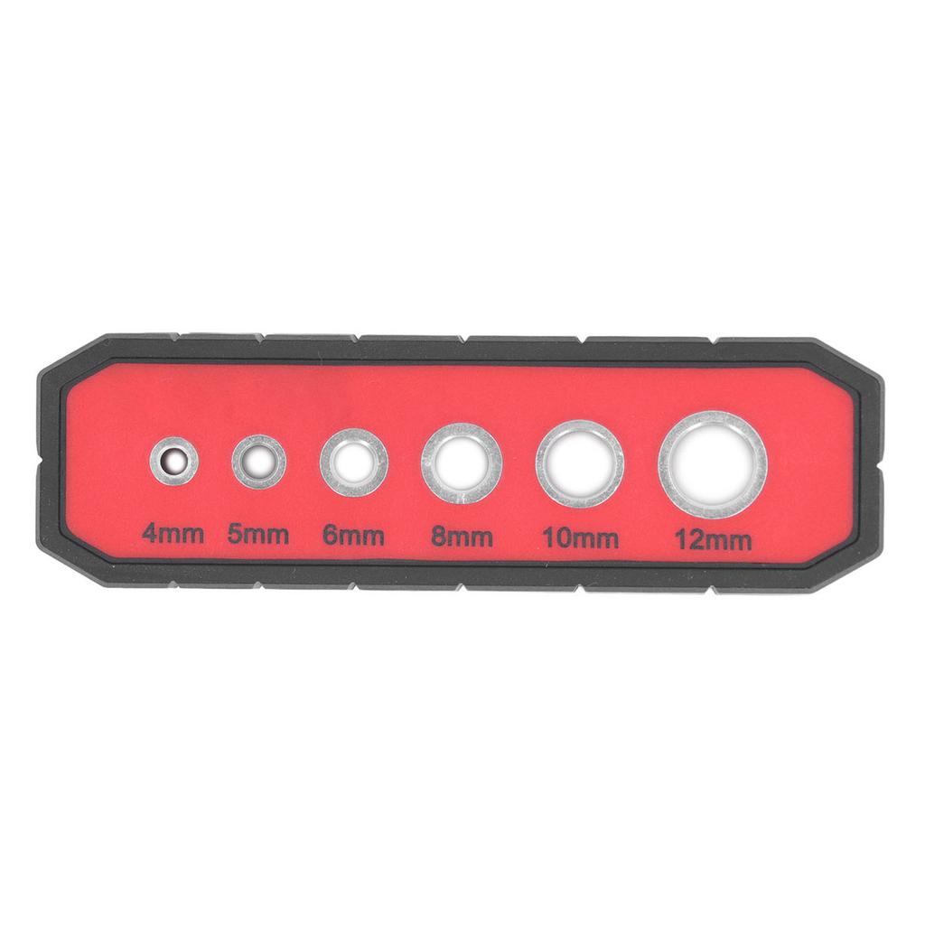 Handbohrmaschinenführung Bohrschablone 90 Grad Rutschfest V-Typ mit 6 Stahlbuchsen für Flachwinklig