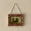 Retro European Embossed Carved Photo Frame - Artistic Luxury Wall Hanging Decoration for Home & B&B