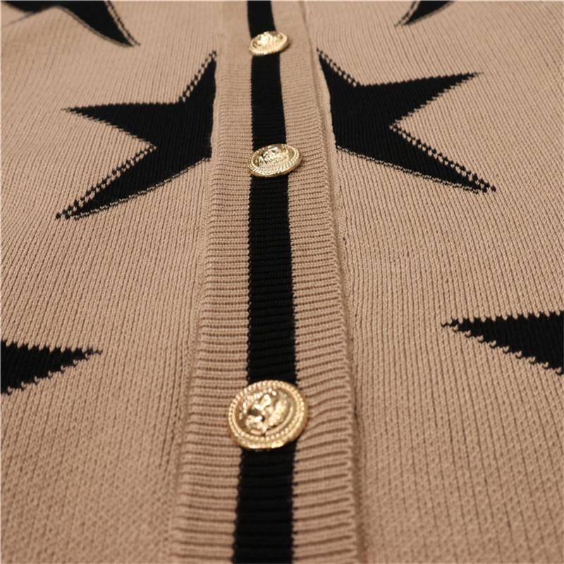 Women's Autumn Fashion Round Neck Knitted Cardigan Set Wide Leg Pants Sports Two Piece Set