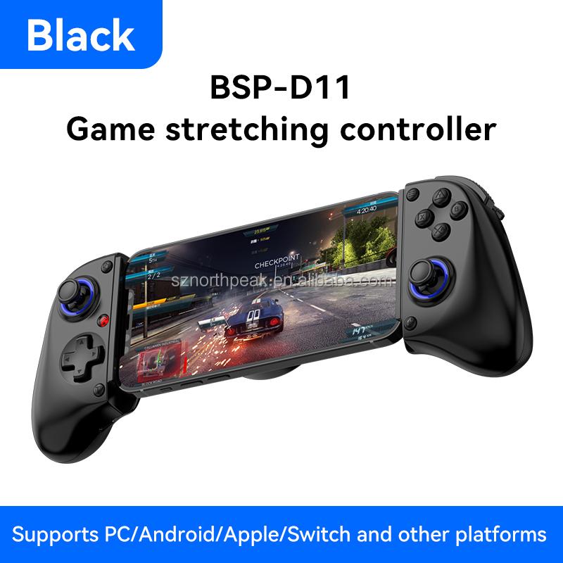 D11 BT Stretching Wireless Gaming Joystick for PC Android IOS Cooling BT Stretching Handle Game Controller