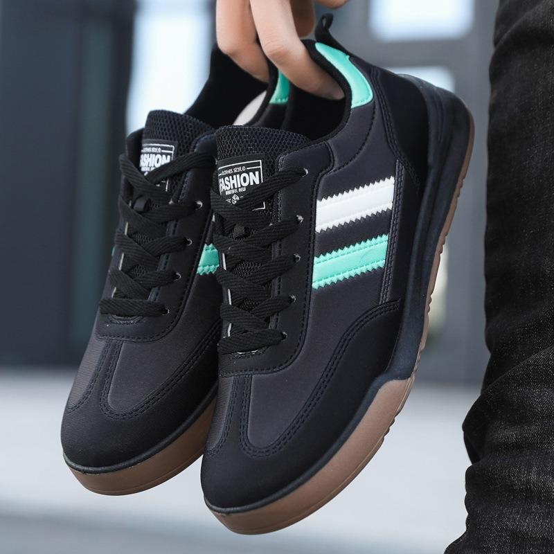 Men's Shoes Spring New Men's Casual Sports Shoes Trendy Fashion with Casual Running Lace-up Shoes Men