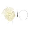 Feather Fascinator Caps Mesh Makeup Prom Elegant Hair Accessories  Women