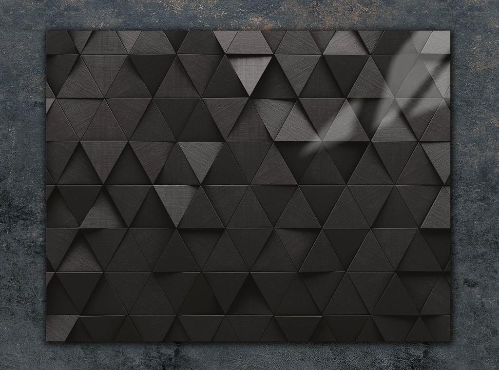 SKLENĚNÁ PRKÉNKO 30x22 ČERNÉ
