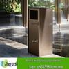 Stainless Steel Outdoor Trash Bin for Hotels, Parks, and Malls