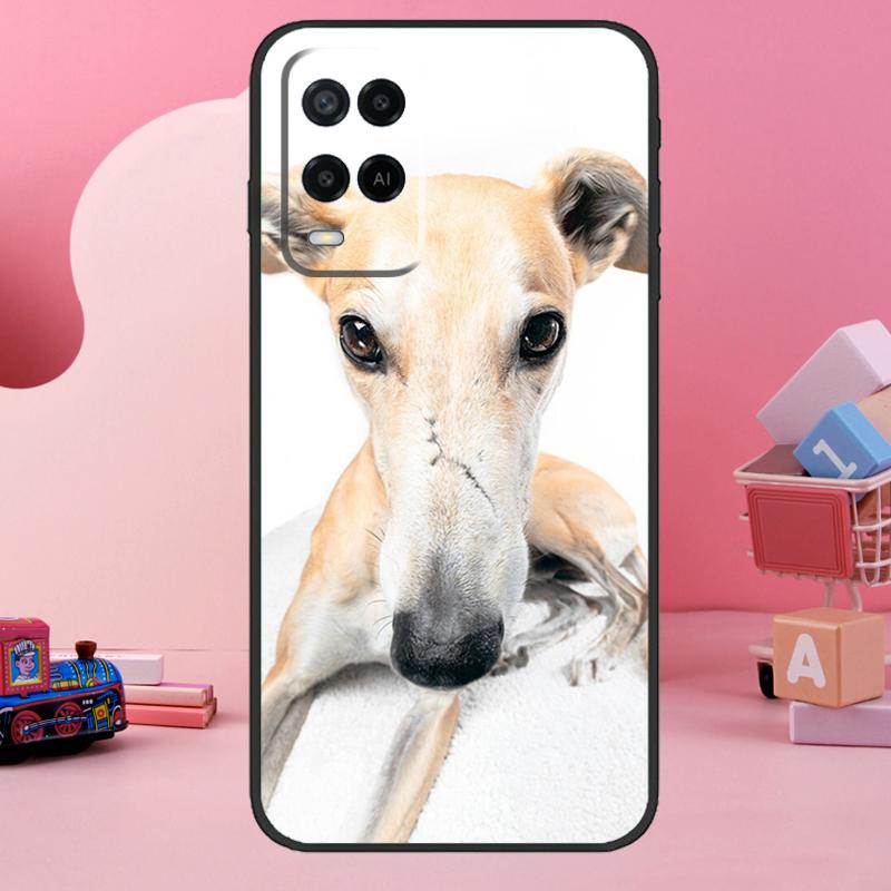 Galgo Greyhound Dog Case For Oppo A98 A78 A18 A38 A58 A60 A80 A40 A77 A57 A17 A74 A54 A94 A96 A76 A16 A15 A5 Pro