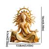 Faceless Seated Meditation Yoga Goddess Figurine Mother Earth Home Sculpture  Desktop Decor
