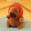 Capybara Plush Toy Bracelet: Furry Papa Circle Hug Doll Birthday Gift