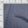 oneOone Georgette Viscose Blue Fabric Floral Sewing Craft Projects Fabric Prints By Yard 42 Inch
