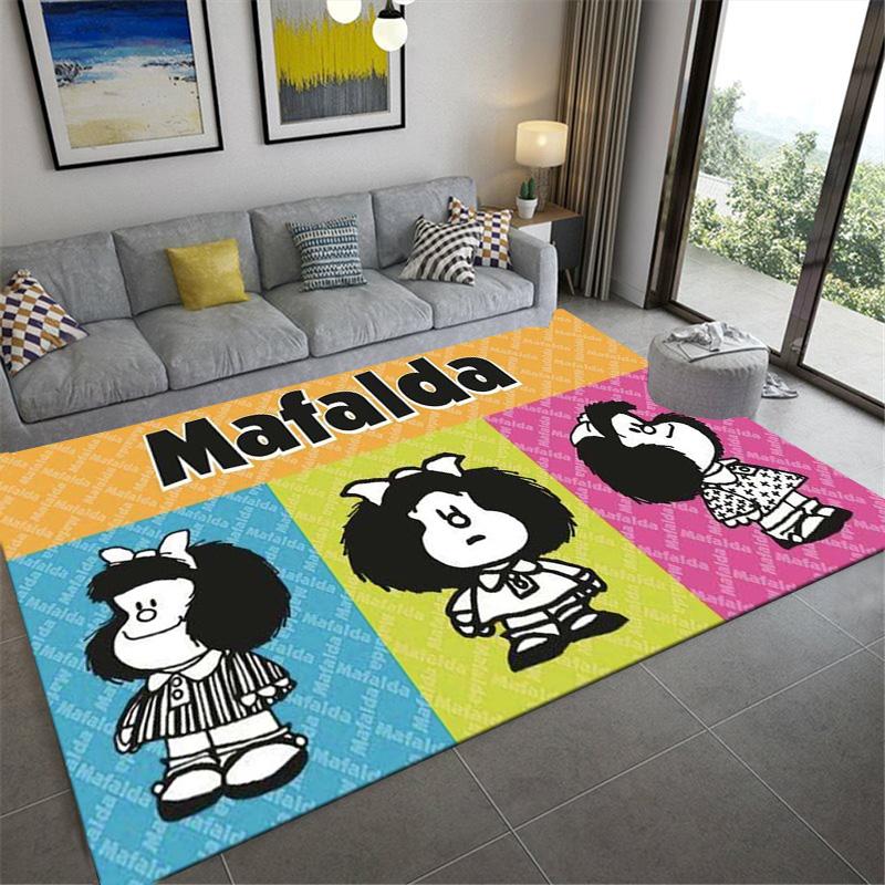 Mafalda Carpet Rug for Living Room Bedroom Home Sofa Decoration,Kids play Non-slip Floor Mat