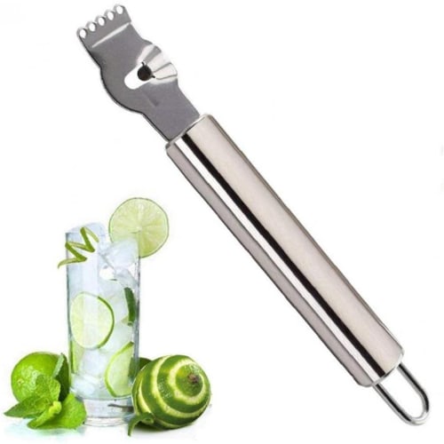 Stainless Steel Lemon Peeler, Easy to Use for Citrus Fruits, Peeling Bar, Kitchen Goods