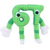 24cm STEAL A BRAINROT Green No.67 Plush Toy Cute House Dolls Game Surrounding Green No.67 Toys Soft Toys for Kids Birthday Gifts