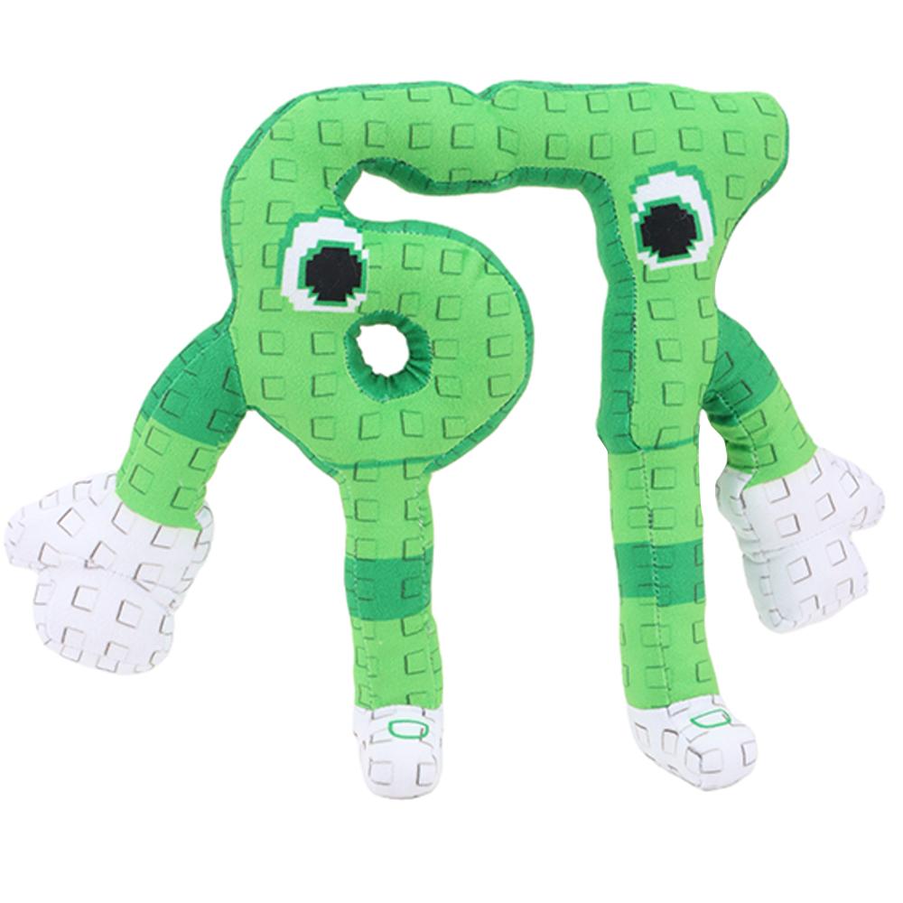 24cm STEAL A BRAINROT Green No.67 Plush Toy Cute House Dolls Game Surrounding Green No.67 Toys Soft Toys for Kids Birthday Gifts
