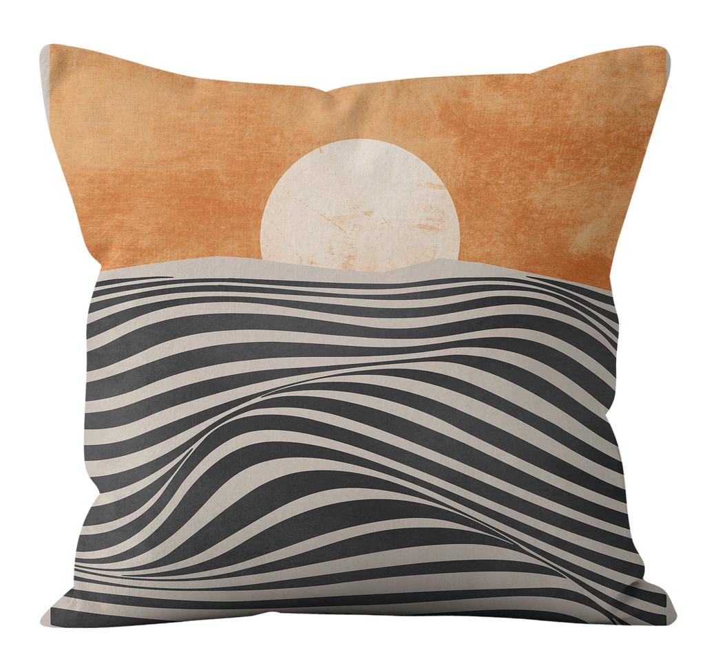 Nordic Wasabi Style Abstract Pillowcase Modern Simple Home Sofa Bedside Cushion Cover