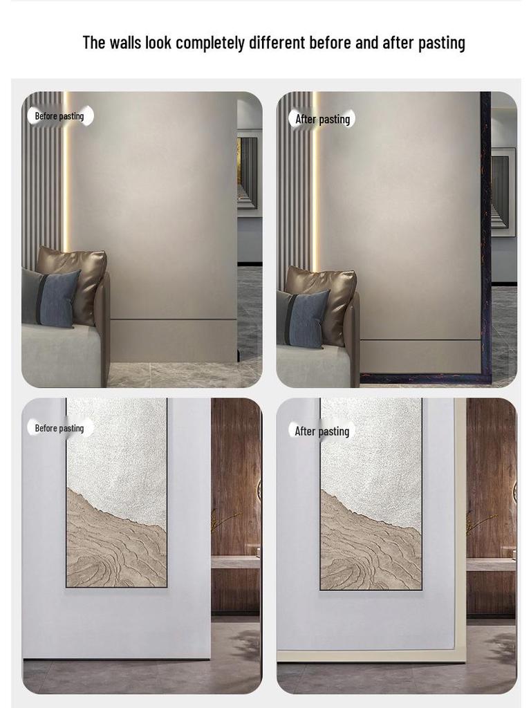 Self-Adhesive Anti-Collision Wall & Floor Strip for Baseboards, Windowsills, Door Frames, and Corners