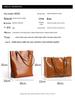 Large Capacity High-End Genuine Leather Tote - Women's Niche Design Handbag/Shoulder Bag