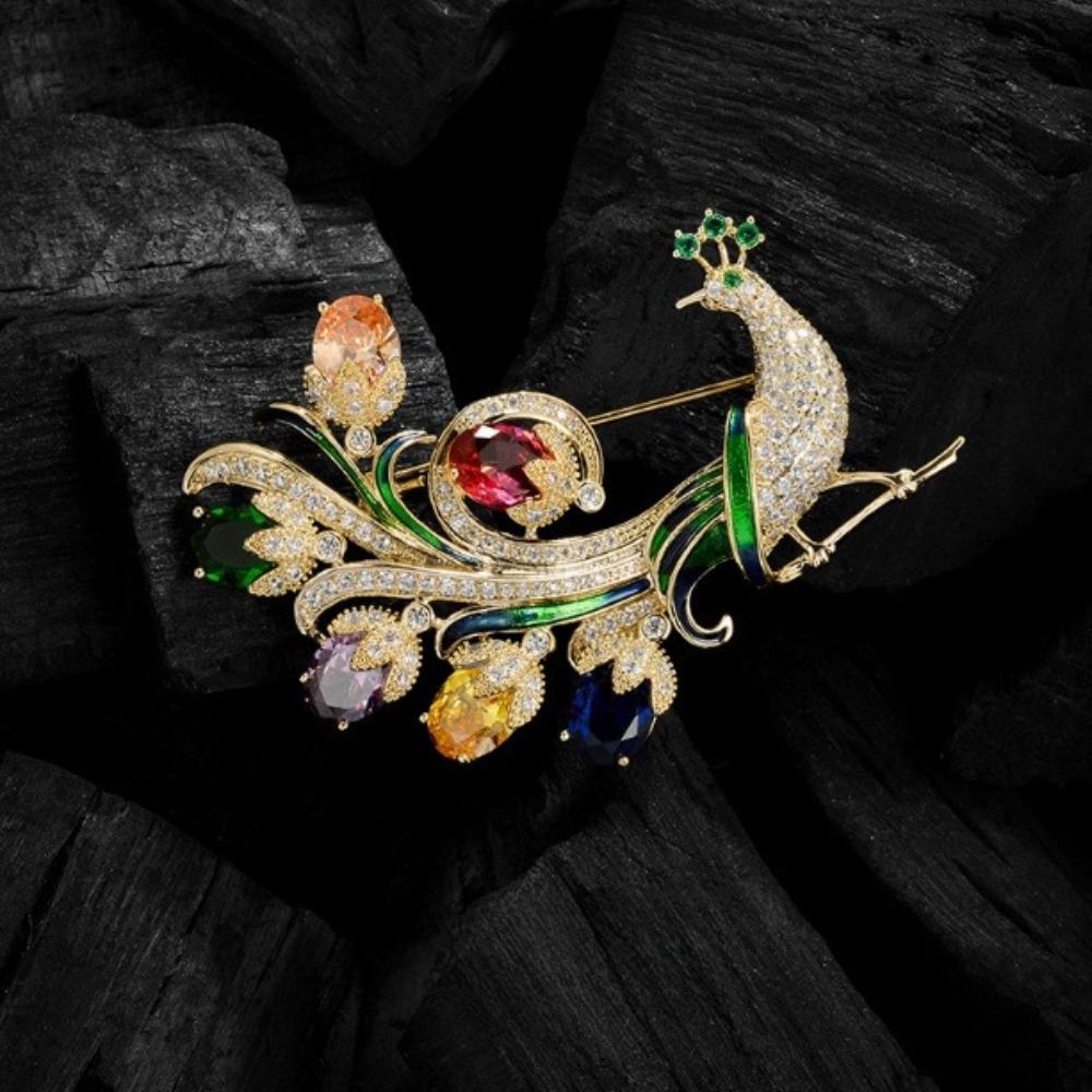 Diamond Butterfly Versatile Simple Brooch Flower Anti-light Pin Clothing Accessories Corsage