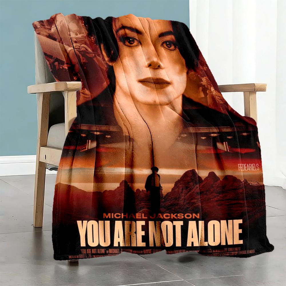 Michael Jackson Blanket Soft Warm Cozy Great For Office Office Chair Livingroom For All Seasons Warmthful Decor