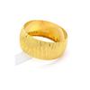 22 Carat Gold Plated Mega Crow's Foot Bracelet 3 Cm Blz-3018