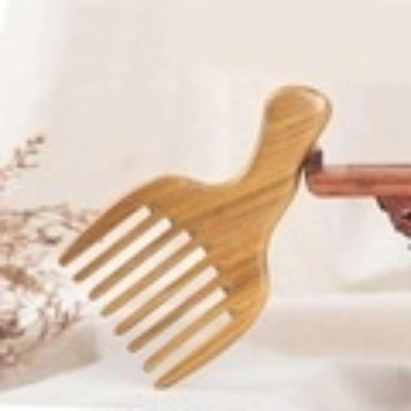 

Расческа Выпрямитель для волос Гребень с широкими зубьями Деревянная Массажная щетка для мытья головы Наращивание волос Антистатический Деревянная расческа для волос Black