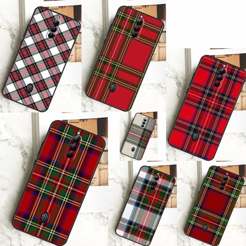 Clan Stewart Dress Tartan Plaid Case For ZTE Nubia Red Magic 9 Pro Plus RedMagic 8 8S Pro Plus 6 7 6S 7S Pro 5S 6R 5G Cover