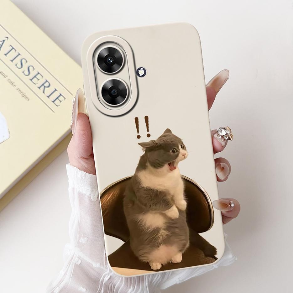 Für Realme Note 60 Hülle RMX3933 Luxus Candy Lackierte Abdeckung Weiche TPU Handyhülle Für Realme Note 60X Note60 Narzo N61 Fundas Coque