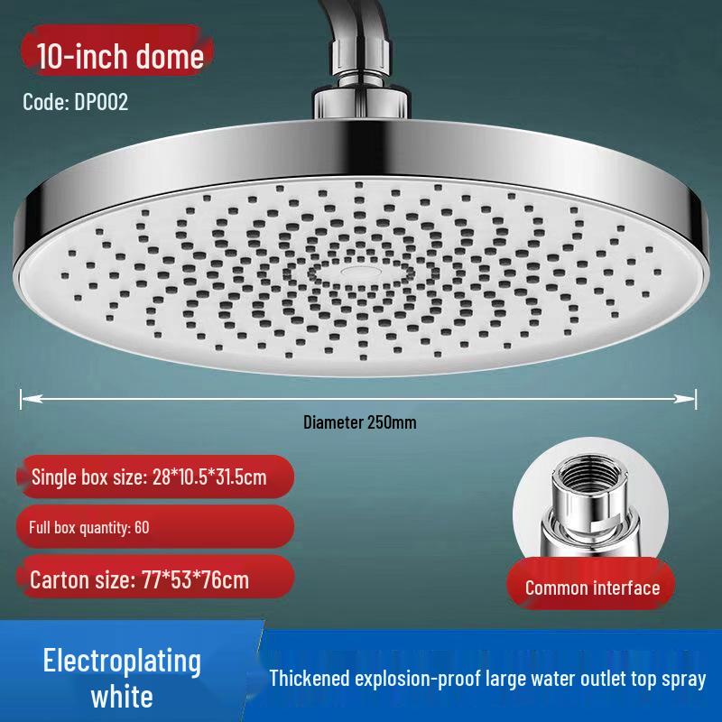 Set Booster per Soffione Doccia Pressurizzato per Bagno in Hotel e Casa