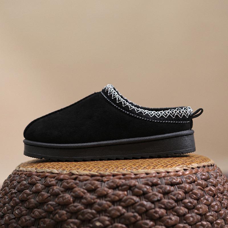 

Женские осенне-зимние полусапожки с низким голенищем на плоской подошве с мешком на носке, полусапожки для ленивых женщин с хлопковой подкладкой 43 чёрный