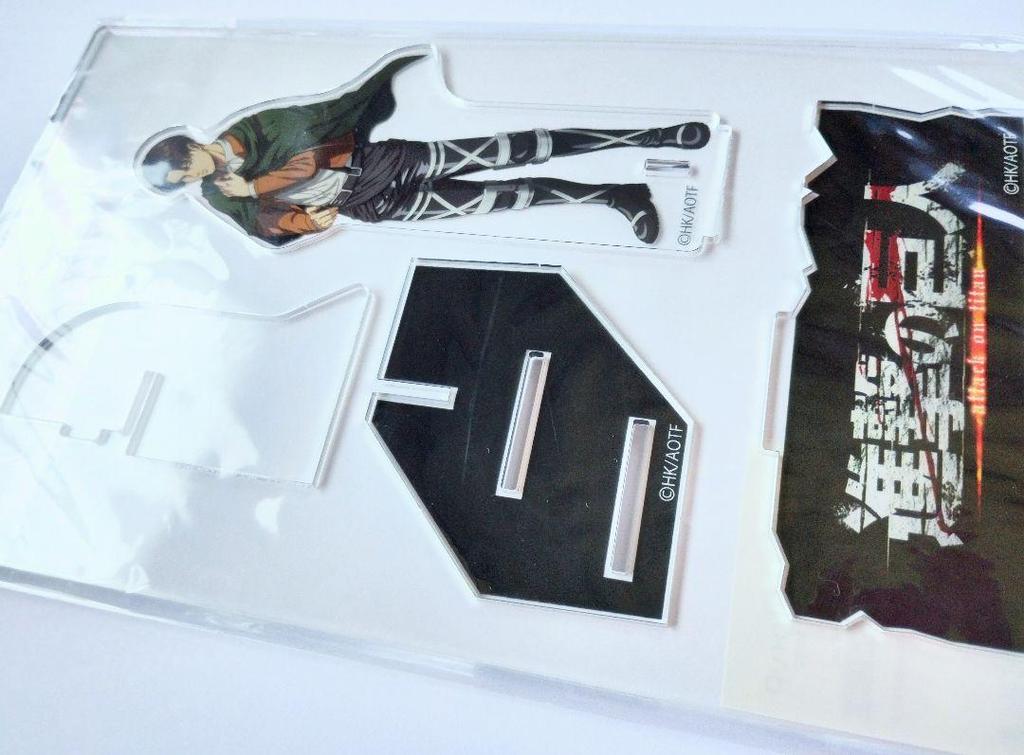 [USED] Attack on Titan Levi DISH UP Big Acrylic Stand with Parts