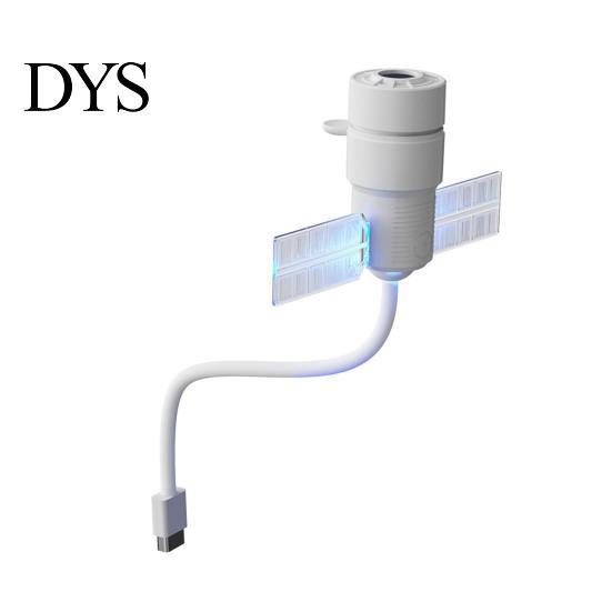 Portable USB Night Lamp 2 in 1 Star Projector Light, Space Nebula with 360 Decorative Interior Lighting Degree Rotating Film, Car Home Bedroom Ambient