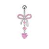 Dangled Design Butterfly Navel Jewelry Stainless Steel Belly Rings  Seaside