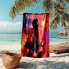 Personalized customized proof beach towel with The Weeknd pattern - soft, absorbent,quick-drying,perfect swimming,camping&bathing
