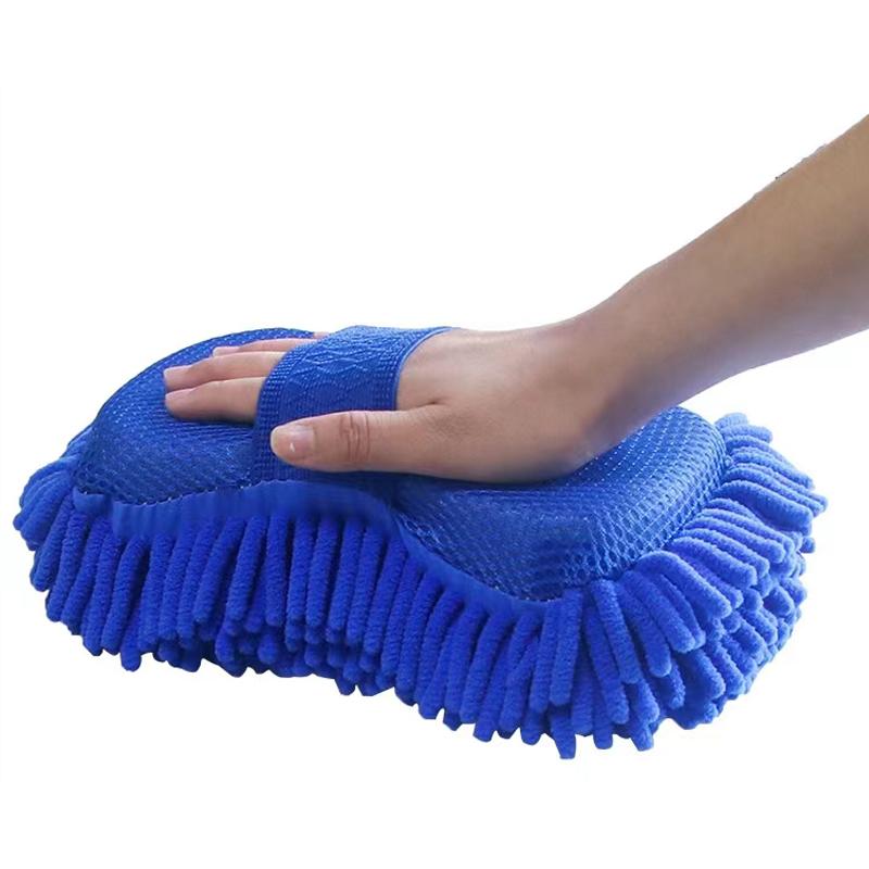 1Pcs Microfiber Car Washer Sponge Cleaning Car Care Detailing Brushes Washing Towel Auto Gloves Styling Accessories