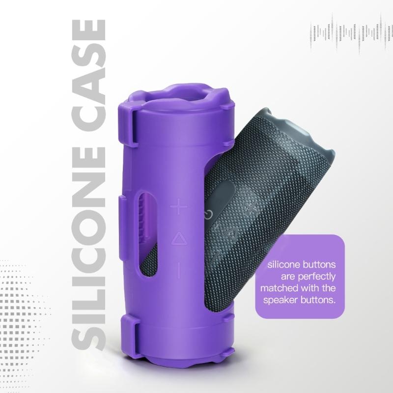 Shockproof Silicone Protective Cover For FLIP 7 Portable Speaker With Comfortable Shoulder Strap Storage Bag Replacement
