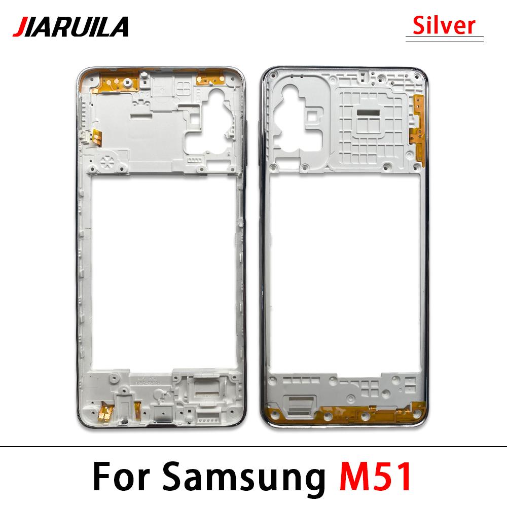 NEW Middle Frame Holder Housing Replacement Repair Parts For Samsung M23 M52 M53 5G M236B M536 M51 M62 F62