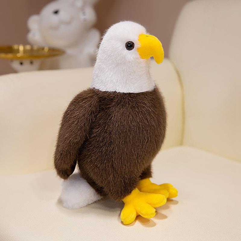 

Имитация орла кукла плюшевая игрушка белоголовый орлан кукла стервятник украшение кукла для успокоения мальчика 25cm（0.14kg）